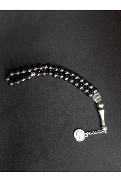 MRYart Hematite Stone Natural Stone Style Prayer Beads