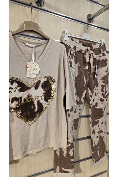 Park Moda Italian Top and Bottom 2-Piece Set Tie-Dye Pattern