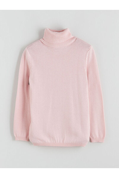 LC Waikiki Balıkçı Yaka Kız Çocuk Triko Kazak