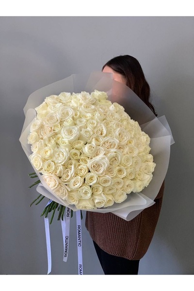 Diana Accessory BEYAZ GÜL AŞKIN VE SEVGİNİN SEMBOLÜ 41 ADET İSTEME ÇİÇEGİ