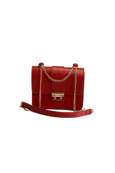 ANNA FELLINI Women's Leather Bag, ANNA FELLINI, Divya, Red