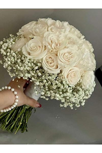 Diana Accessory BEYAZ GÜL AŞKIN VE SEVGİNİN SEMBOLÜ GELİN ÇİÇEGİ 15 ADET