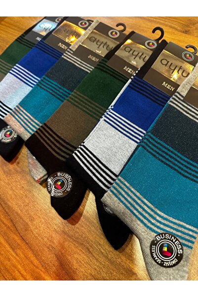 Aytuğ Business Men's Premium Seamless Cotton Comfortable Men's Socks 6-Pack