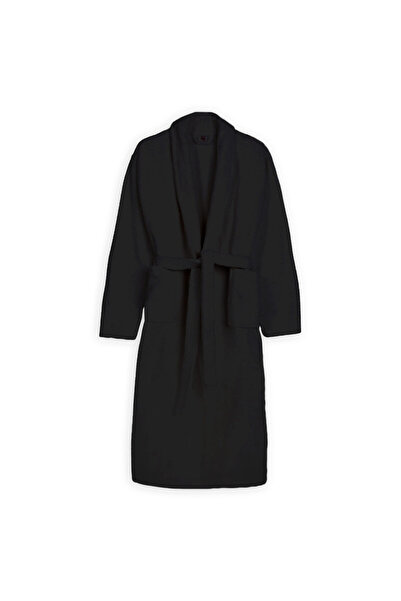 MADOR HALAT BAIE VELUR 100% BUMBAC – NEGRU