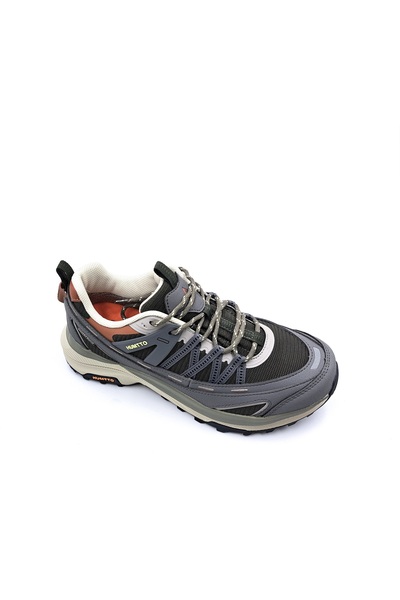 HUMTTO Su Geçirmez Gri Haki Erkek Treking Outdoor Spor Ayakkabı
