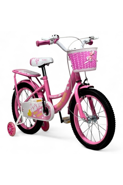 ALBADER Freestyle Kids Bike, Bicycle 16 Inch for Girls Modern Design, Bike For Children Ages 7-10 Years