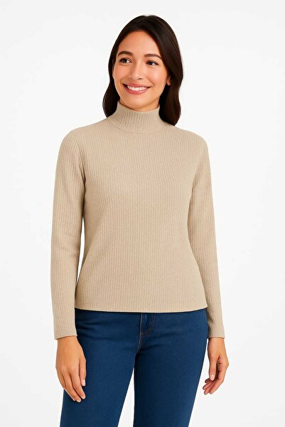 ingegno body pentru femei, cu mâneci lungi, cu nervuri groase, din material subțire body din material textil