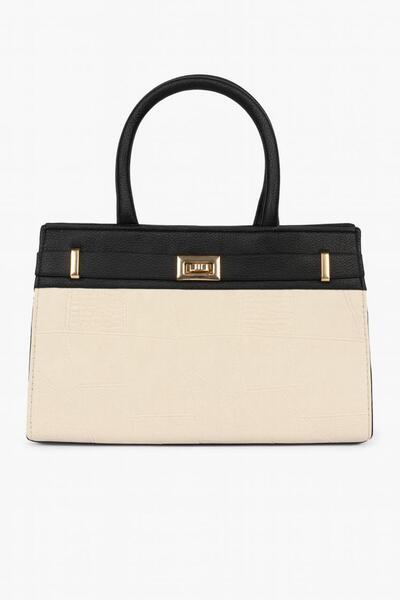 Generic Stylish Ladies Handbag – Gold Buckle, PU Leather