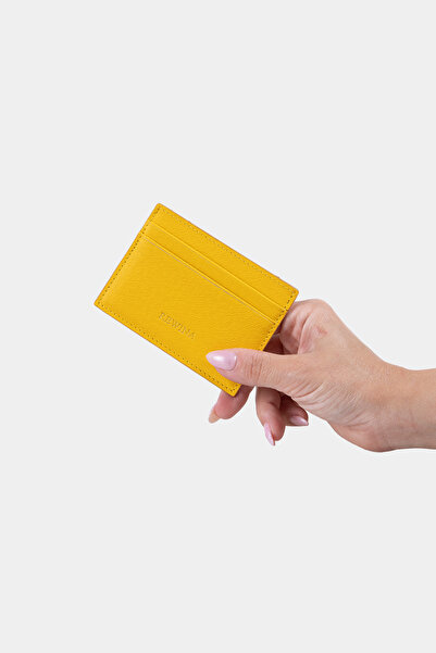 Lysande Minimalist Genuine Leather Card Holder Slim Design Wallet with 6 Card Slots and 1 Coin Compartment