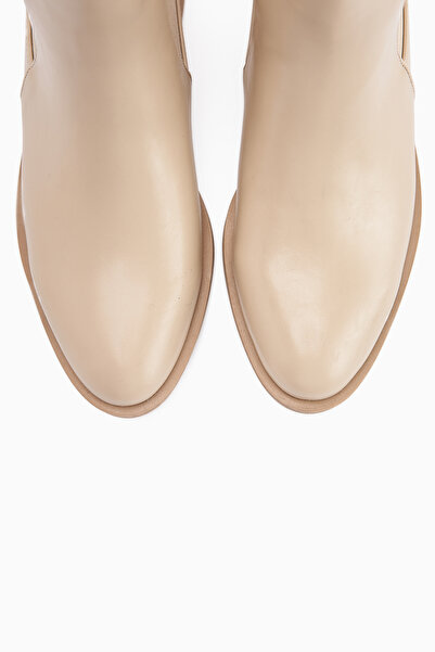 Limoya Γυναικείες μπότες Juta Beige Elastic Pull-on