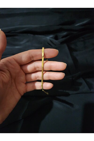 İnce İtalyan Zincir Çelik Bileklik