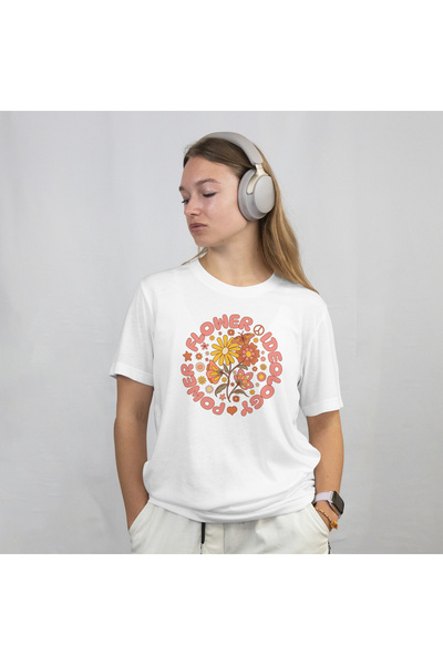 MAGORS Cupcake Printed Standard Mold Circle Neck Cotton Women's Tshirt
