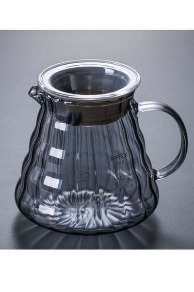 unbranded Server V60 for drip coffee 600ml black