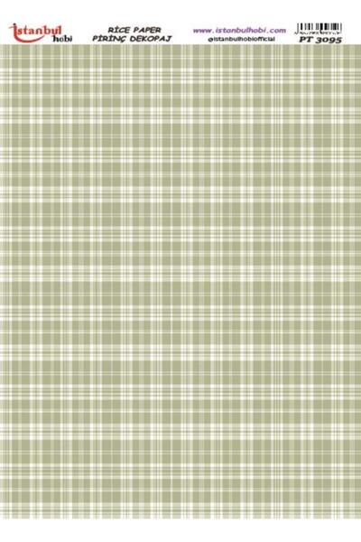 İstanbul Hobi ورق ديكور نحاسي 30×42 سم PT-3095 منقوش