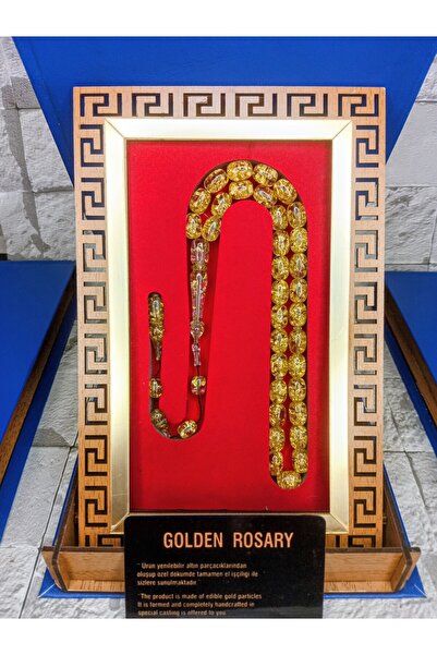Tasarım Sertifikalı 24K Altın Parçacıklı Tesbih & Ergin Baran