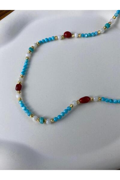 modvina قلادة حجرية مضادة للحساسية من الدرجة الأولى