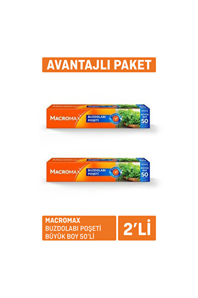 MACRO MAX Macromax Refrigerator Bag Large Size 2 X 50Pcs