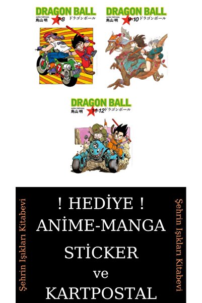Gerekli Şeyler Yayıncılık Dragon Ball 7&8-9&10-11&12 Manga Seti (3 KİTAP) / A...
