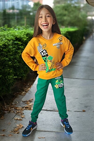 QUB CLUB Σετ αθλητικής φόρμας με στάμπα για αγόρια