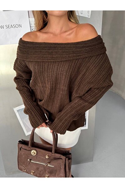 DMBASİC MADONNA YAKA KAZAK