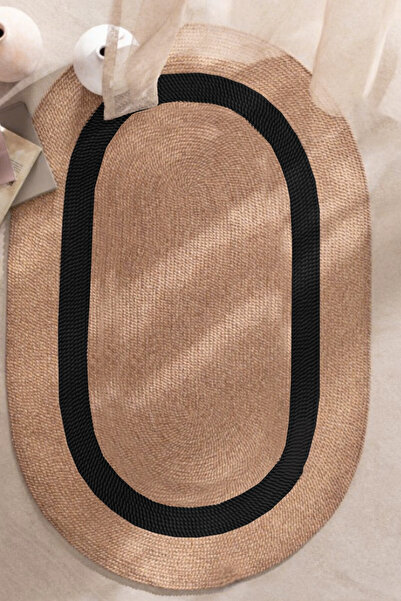 Salvia Dione Bath Mat Straw Jute Decorative Washable Non-Slip Natural Home Living Room Kitchen Balcony Rug Carpet Doormat