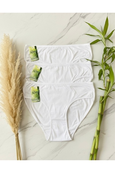 NEYL BAMBU KUMAŞ KADIN KİLOT BAMBU SİLİP 3’LÜ SET