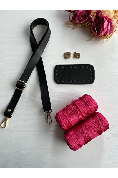 zg hobi aksesuar Knitting Bag Kit - Phone Bag Making Set