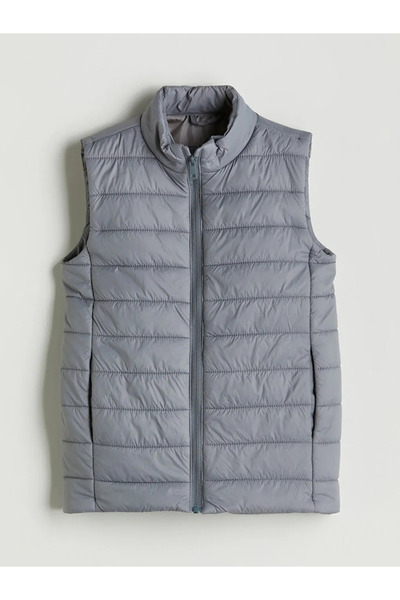 LC Waikiki LCW KidsGri Dik Yaka Erkek Çocuk Şişme Yelek