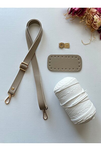 zg hobi aksesuar Knitting Bag Kit - Phone Bag Making Set