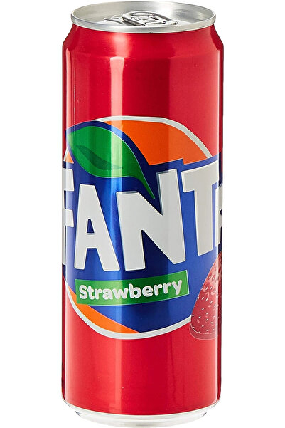Fanta علبة فراولة، 330 مل (كرتون: 24 × 330 مل)