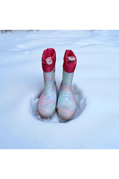 Emek Muhdamad Children's Boots Snow Boots Rain and Snow Proof Fur Boots