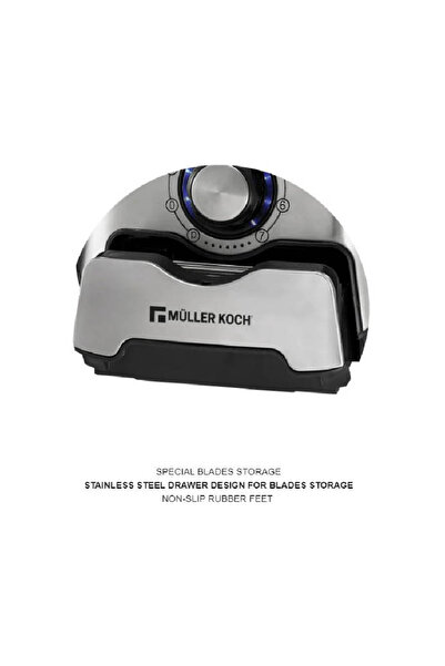 Muller Koch محضر طعام متعدد الوظائف، ١٠٠٠ واط، وعاء كبير سعة ٣.٥ لتر، وعاء خلط، مطحنة قهوة، MK-6033