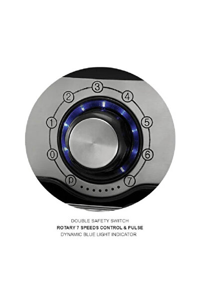 Muller Koch محضر طعام متعدد الوظائف، ١٠٠٠ واط، وعاء كبير سعة ٣.٥ لتر، وعاء خلط، مطحنة قهوة، MK-6033