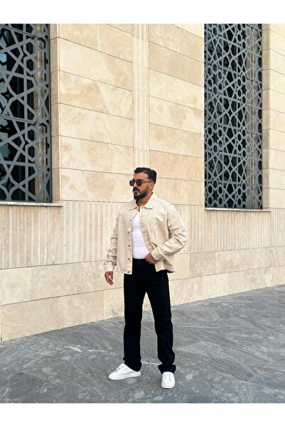 PEERLESS STORE Oversize Gabardin Mevsimlik Ceket