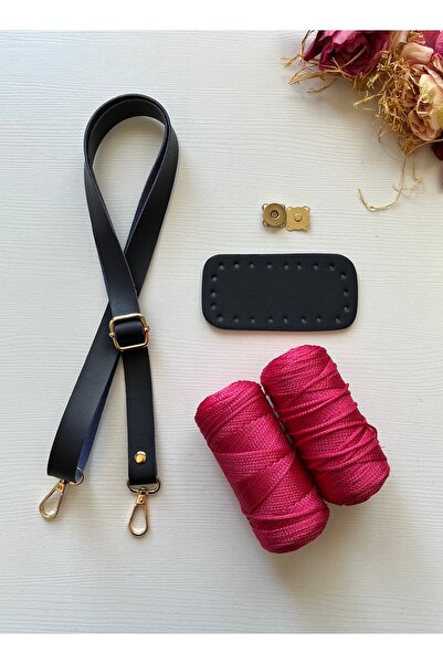 zg hobi aksesuar Knitting Bag Kit - Phone Bag Making Set