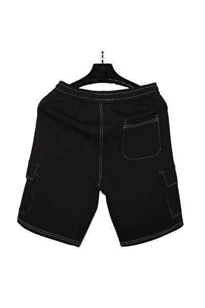 Red Planet Men's Casual Cargo Shorts with Adjustable Waist and Multiple Pockets