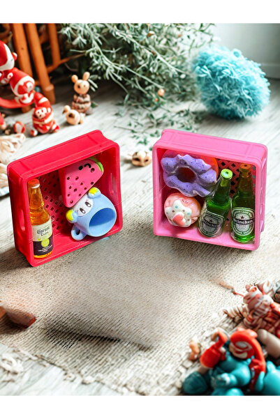 Mixly Shopping Piknik Sepeti Magnet 2'Li| Buzdolabı Süsü | Dekoratif Tasarım