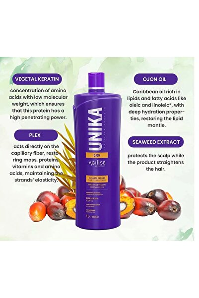 AGILISE بروتين يونيكا لفرد وتنعيم الشعر اجليز -1000مل