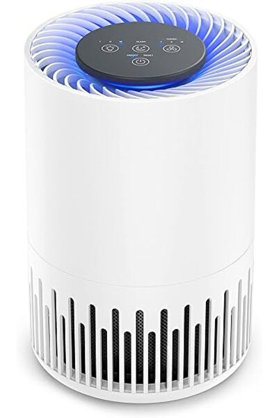 Generic منقي هواء، منظف هواء مع فلتر HEPA حقيقي 3 في 1، 4 سرعات للمروحة، حتى 161 قدمًا مربعًا، منخفض
