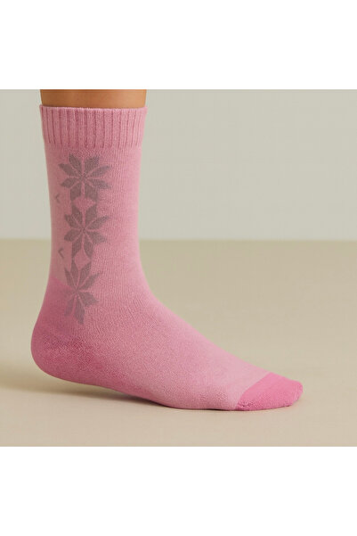 TAVSİYESEVER Merino Wool Women's Socks – Nordic Patterned, Non-Binding, Soft Comfort