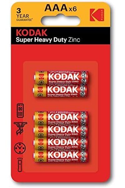 Generic KODAK Super Heavy Duty | AAA Batteries | Triple A | Disposable Househ...