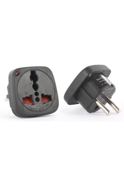 Generic محول Terminator متعدد المسافرين مع مصراع ومؤشر (من الاتحاد الأوروبي إلى العالمي) رقم الموديل TL-15B