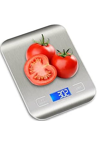 Generic ميزان طعام المطبخ TERRIFI، ميزان طعام رقمي عالي الدقة، مناسب لفقدان الوزن واتباع الحمية الغذائية، B