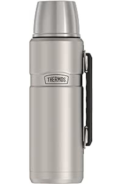 Generic THERMOS STAINLESS STEEL VACUUM INSULATED STEEL BOTTLE 1.2LTR, SK2010MS, BOTTLE, VACUUM FLASK, THERMA
