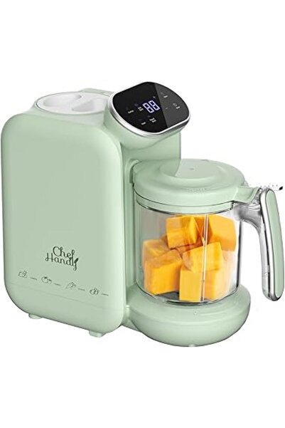 Generic جهاز تحضير طعام الأطفال من شيف هاندي، 5 في 1، جهاز طهي بالبخار متعدد ...