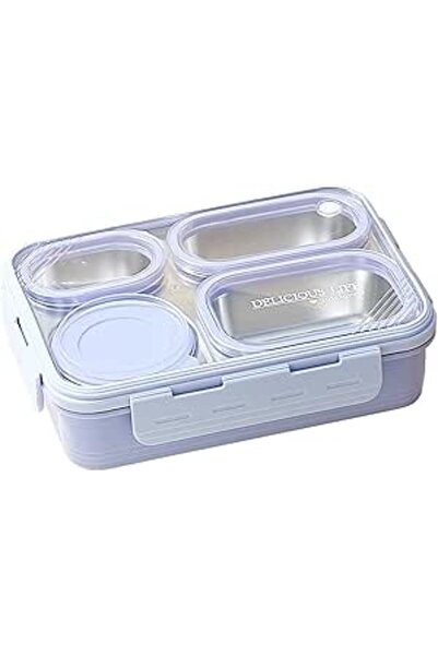 Generic tainless Steel Lunch Box with Divided Compartments,Meal Prep Containers Lunch Box for Adults & Kids,