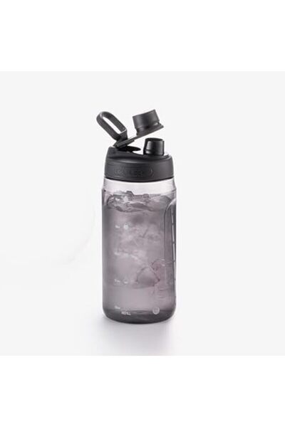 Generic LocknLock Active 1.5L Black Water Bottle - Durable, Easy Grip, Leak-Proof with Hidden Finger Loop