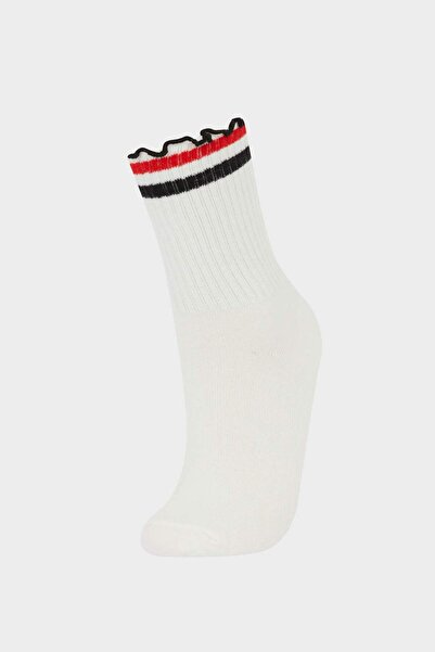 DeFacto Girl's 2-Pack Cotton Long Socks F7213A8Ns