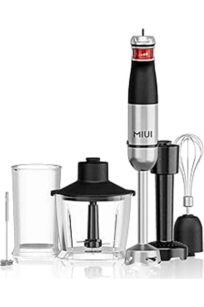 Generic خلاط يدوي 6 في 1 من MIUI، خلاط يدوي 1200 واط من الفولاذ المقاوم للصدأ...