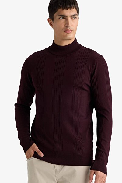 DeFacto Standart Fit Balıkçı Yaka Triko Kazak F4459AX25AU